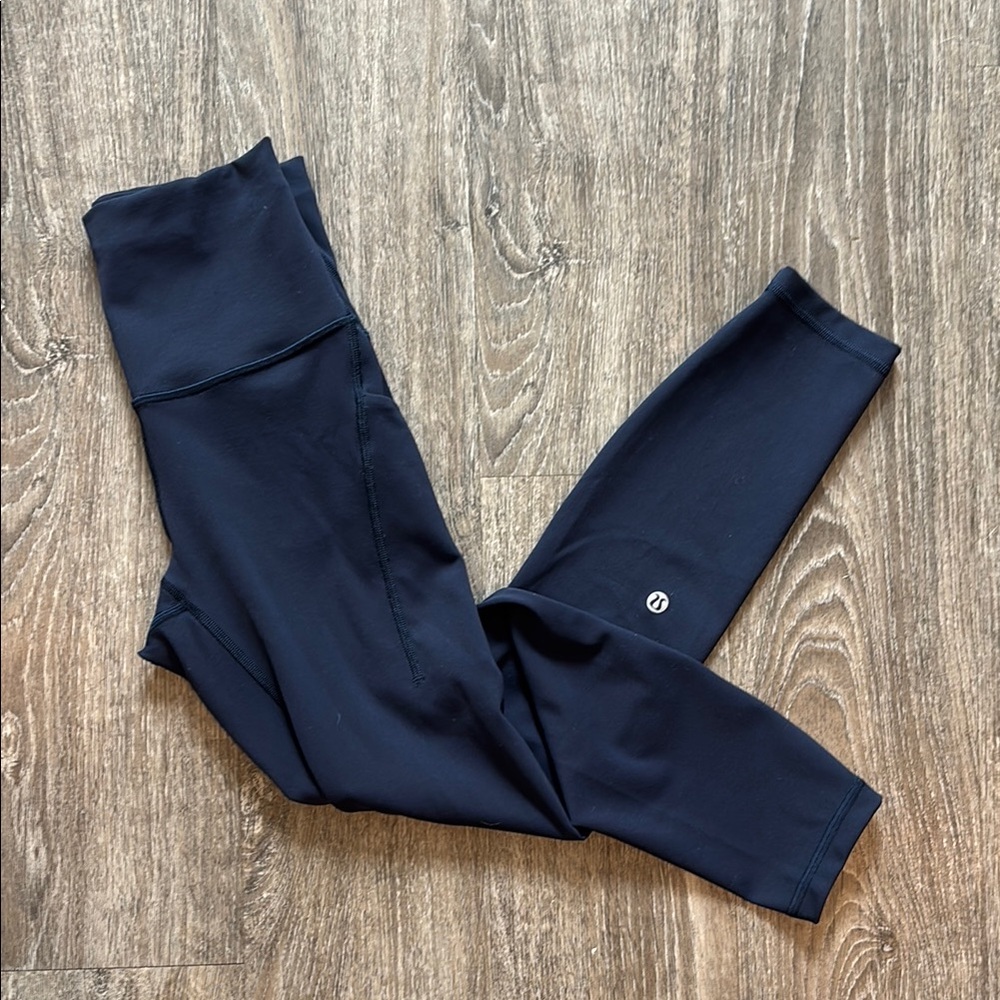 Navy lulu lemon leggings